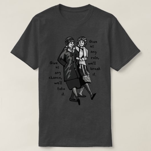 T-shirt Laverne Shirley Dessin 1 (Design devant)