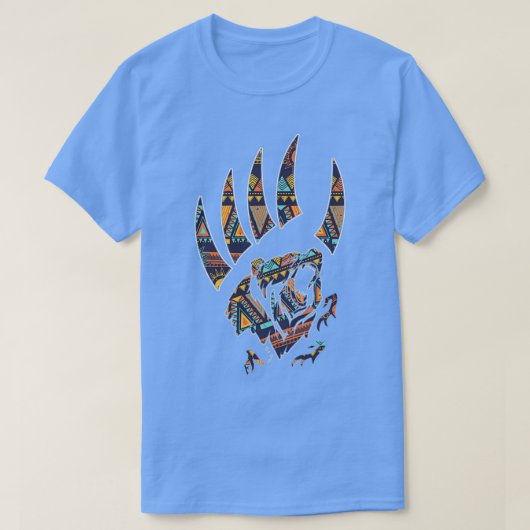 T-shirt Lavette d'ours amérindienne 1  (Design devant)