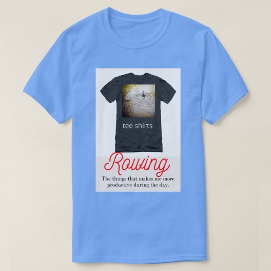 T-shirt L'aviron est ce que je fais (Design devant)