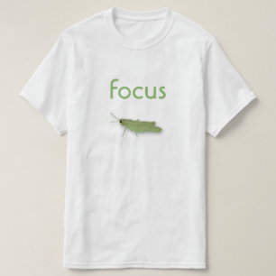 T-shirt lavis aquarelle sauterelle focus