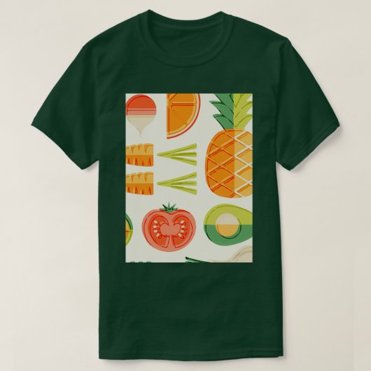 T-shirt L'Avocado Fruits Style Charming (Design devant)