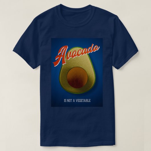 T-shirt L'avocat n'est pas un végétable (Design devant)