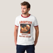T-SHIRT L'AVORTEMENT S'ARRÊTE. (Devant entier)