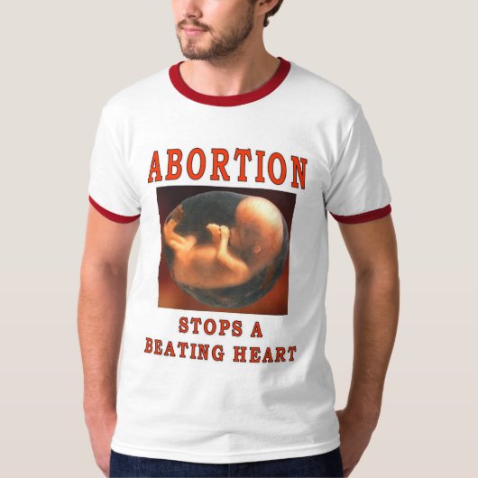 T-SHIRT L'AVORTEMENT S'ARRÊTE. (Devant)