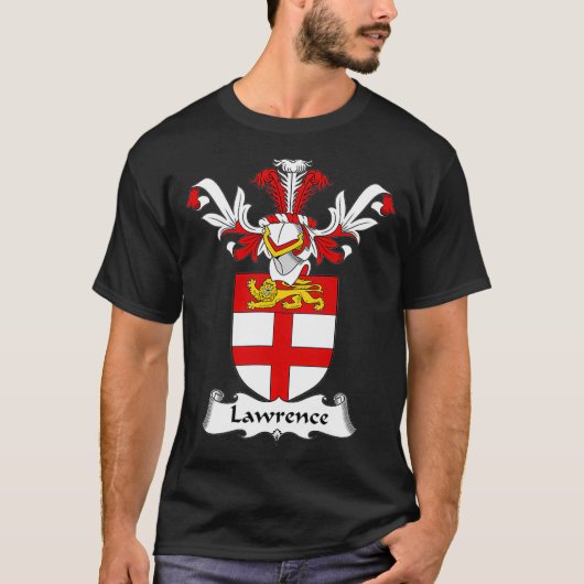 T-shirt Lawrence Armoiries de la famille Crest (Devant)