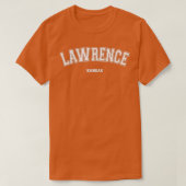 T-shirt Lawrence Kansas  (Design devant)