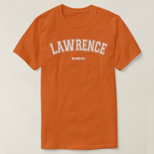 T-shirt Lawrence Kansas  (Design devant)