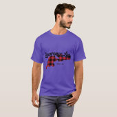 T-shirt Lawrence Lake Outing MN Plaid Oversized (Devant entier)