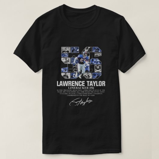 T-shirt Lawrence Taylor (Design devant)