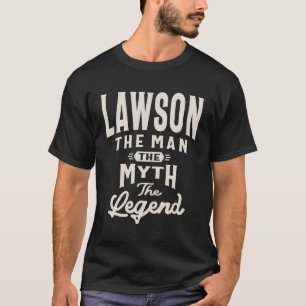 T-shirt Lawson The Man Myth Légende Lawson Nom