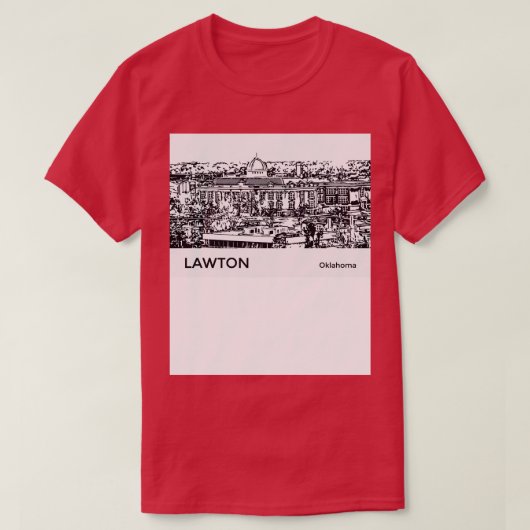T-shirt Lawton Oklahoma (Design devant)