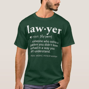 T-shirt Lawyer Dictionary Definition Funny Gag