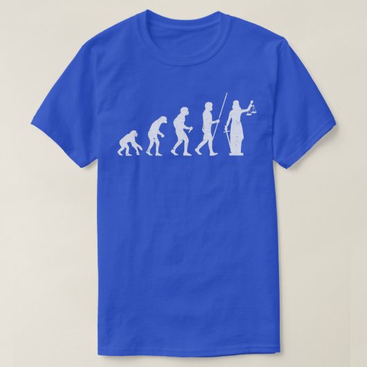 T-shirt Lawyer Jurassia vend l'évolution (Design devant)