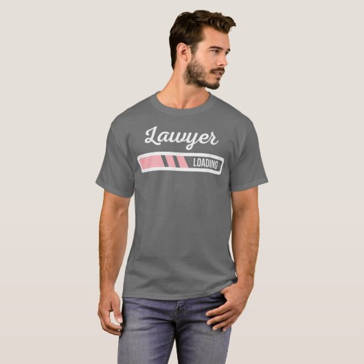 T-shirt Lawyer Loading Funny (Devant entier)