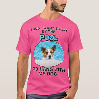 T-shirt Lay By Pool & Hang W Cardigan Welsh Corgi691