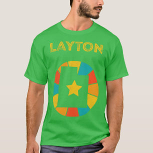 T-shirt Layton Utah Souvenir Vintage détendu 1