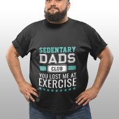 T-shirt Lazy Dads Club Varsity Style personnalisable