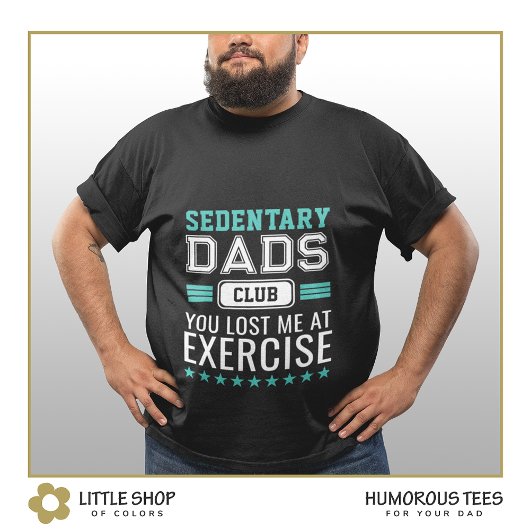 T-shirt Lazy Dads Club Varsity Style personnalisable