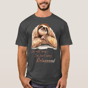 T-shirt Lazy paresse temps de détente drôle mignon paresse