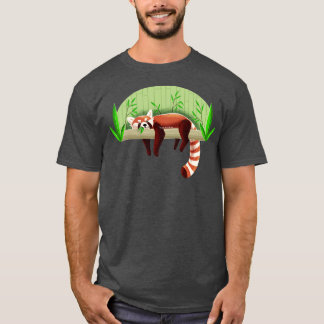 T-shirt Lazy Red Panda