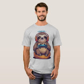 T-shirt Lazy Sloth Gamer (Devant entier)