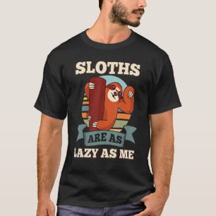 T-shirt Lazy Sloth Napping Koala Cute Animal Jungle Forest