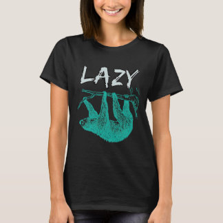 T-shirt Lazy Sloth Obtuse Nap Sloth Lazy