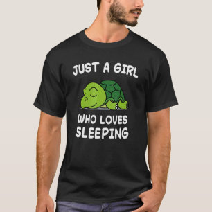 T-shirt Lazy Turtle Turtles Nap Sleeping