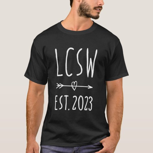 T-shirt Lcsw Graduation 2023 Clinical Social Worker (Devant)