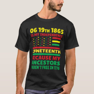 T-shirt Le 11 juin est ma fête de l'Indépendance Fille Noi