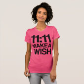 T-SHIRT LE 11H11 FONT UN SOUHAIT (Devant entier)