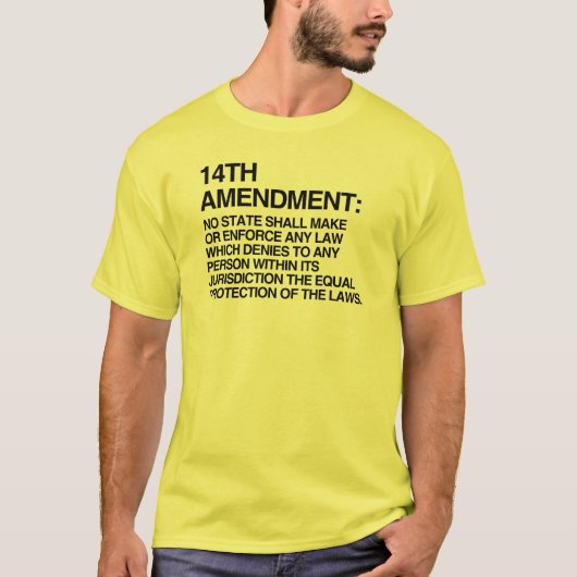 T-shirt Le 14ème AMENDEMENT (Devant)