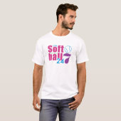 T-shirt Le 24/7 base-ball (Devant entier)