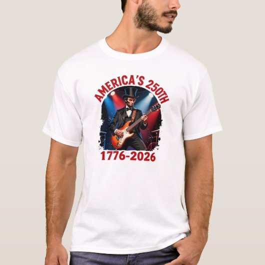 T-shirt Le 250e anniversaire de l'Amérique (Devant)