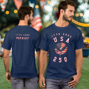 T-shirt Le 250e anniversaire de l'Amérique USA 250 1776 20