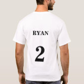 T-shirt Le 2ème anniversaire de Ryan (Dos)