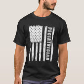 T-shirt Le 4 Juillet Pour Le Pediatricien Du Drapeau Améri (Devant)