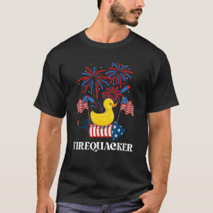 T-shirt Le 4 Juillet Usa Patriotique Patriotique Pirate Ru