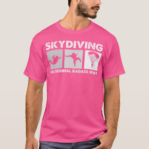 T-shirt Le Badass Sport original - Drôle Skydiving
