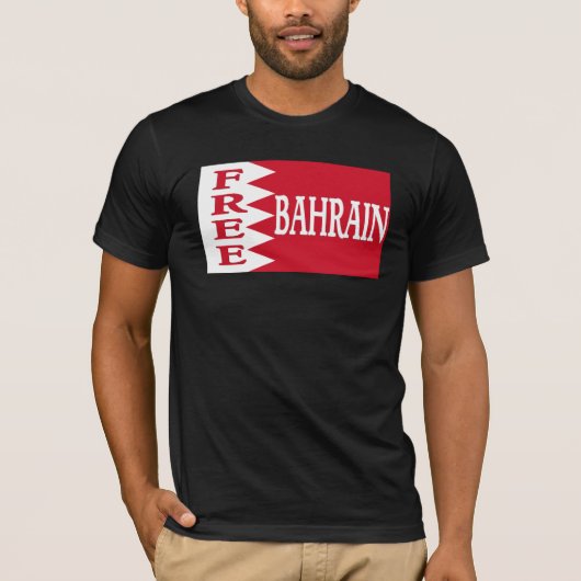 T-shirt Le Bahrain - Bahrain libre (Devant)