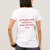 T-shirt Le Baiser de Nectarine – Un Portrait Intime (Dos)