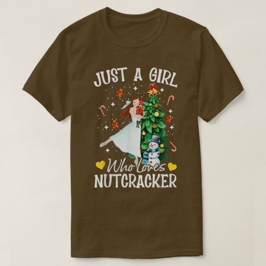 T-shirt Le ballet de Christmas (Design devant)