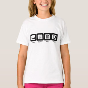 T-shirt Le ballet de sommeil mangent la répétition