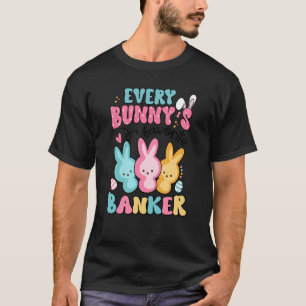 T-shirt Le banquier favori de chaque Bunny Banker du jour