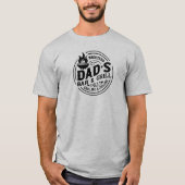 T-shirt Le bar et grill de papa (Devant)