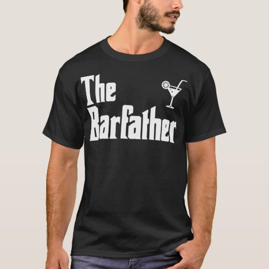 T-shirt Le barman de père Funny  (Devant)