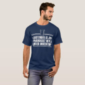 T-shirt Le barman est un pharmacien à inventaire limité (Devant entier)