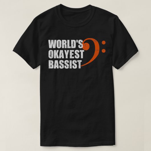 T-shirt Le barman le plus Okayest du monde (Design devant)