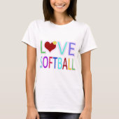 T-SHIRT LE BASE-BALL D'AMOUR (Devant)