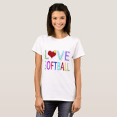 T-SHIRT LE BASE-BALL D'AMOUR (Devant entier)